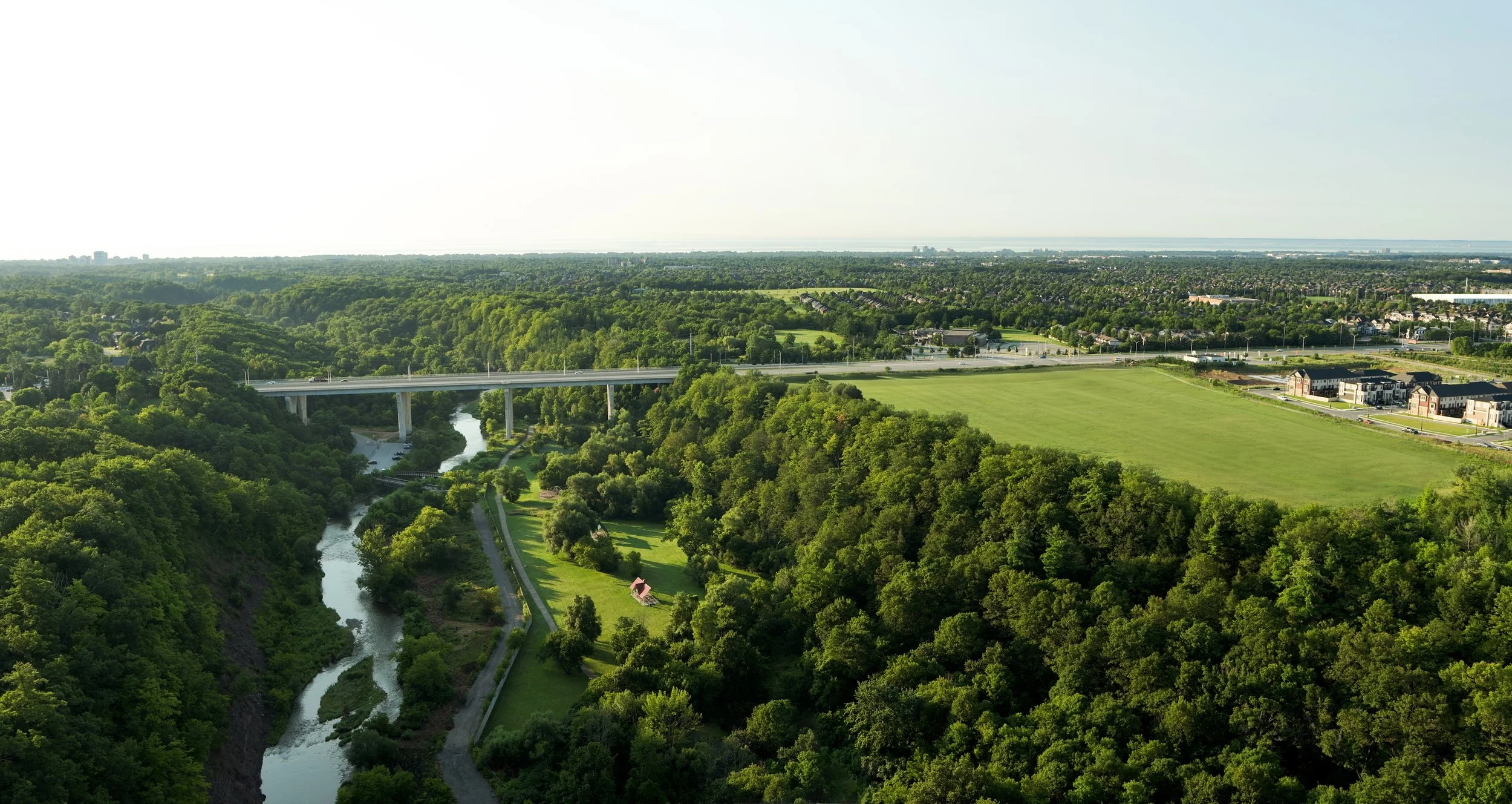 Five Oaks Oakville Aerial View